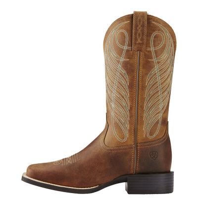 Ariat Round Up Kahverengi Western Csizma Bayan (32025-342)